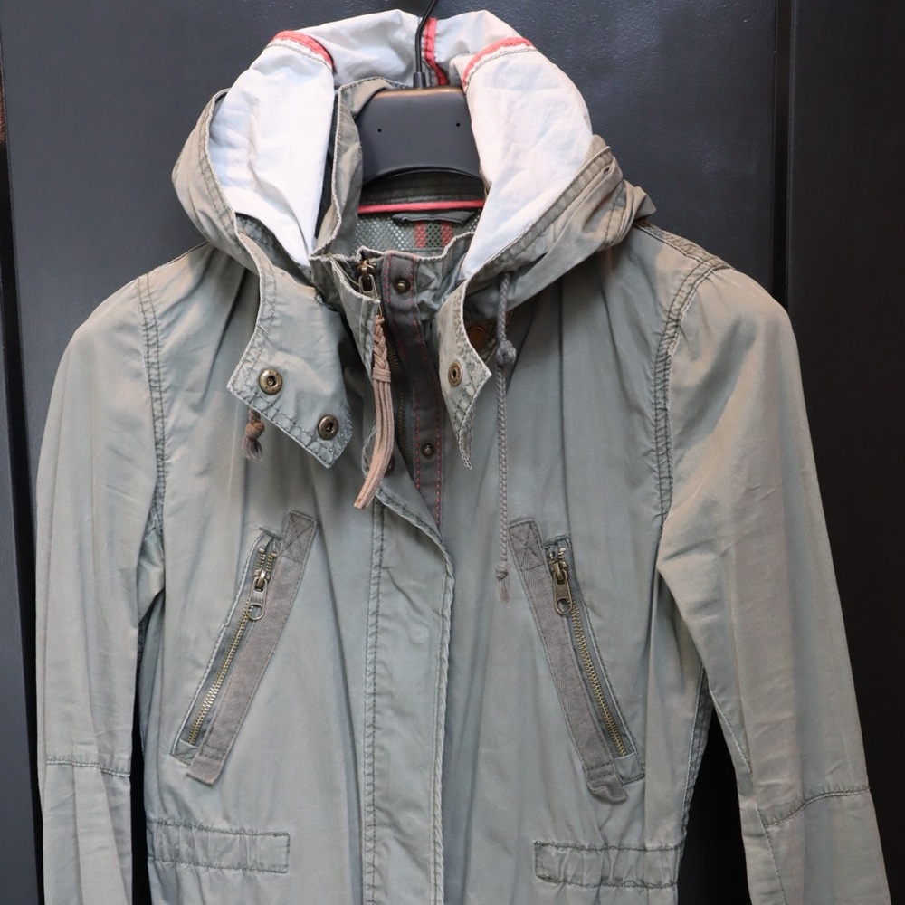 H&M, Utility cargo jacket, Green, Size Small Women’s, Used